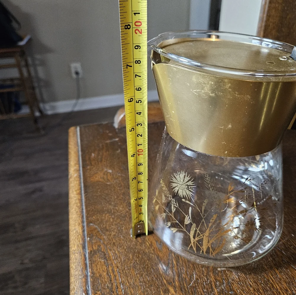 Vintage MCM David Douglas Carafe Wheat Pattern.